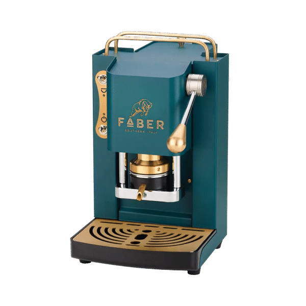 Faber Mini Deluxe - Vert Britannique - Machine Dosette ESE